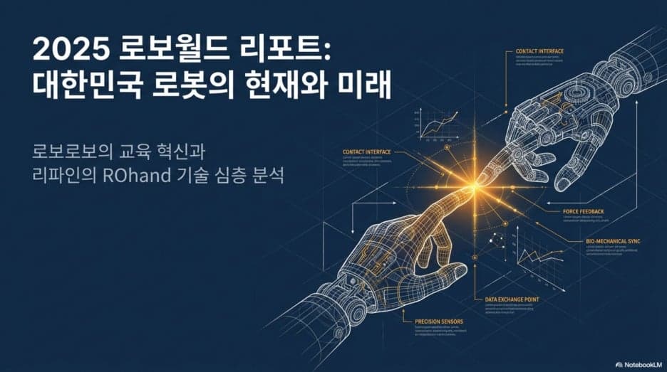 대한민국 로봇의 현재와 미래: 로보로보의 교육 혁신과 리파인의 ROhand 기술 심층 분석