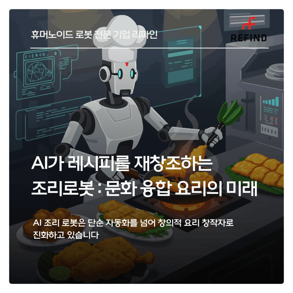 AI가 레시피를 재창조하는 조리 로봇: 문화 융합 요리의 미래