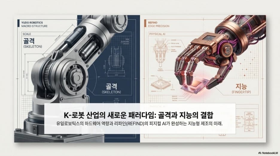K-로봇 산업의 두 주역: 유일로보틱스의 도약과 리파인(REFIND)의 정밀 기술