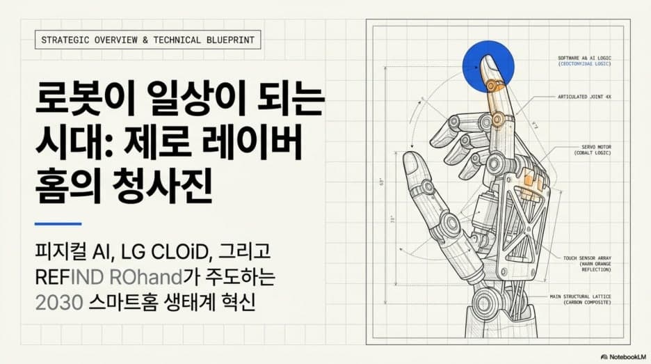 로봇이 일상이 되는 시대: LG전자 제로 레이버 홈과 리파인 ROhand가 만드는 미래