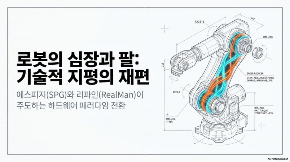 에스피지(SPG) 정밀 감속기와 리파인(RealMan) 협동로봇이 그리는 기술적 지평