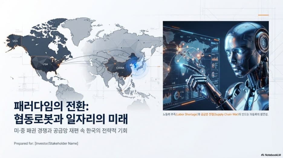 협동로봇 전망 : 미국, 중국, 한국 시장 비교 분석과 노동의 미래