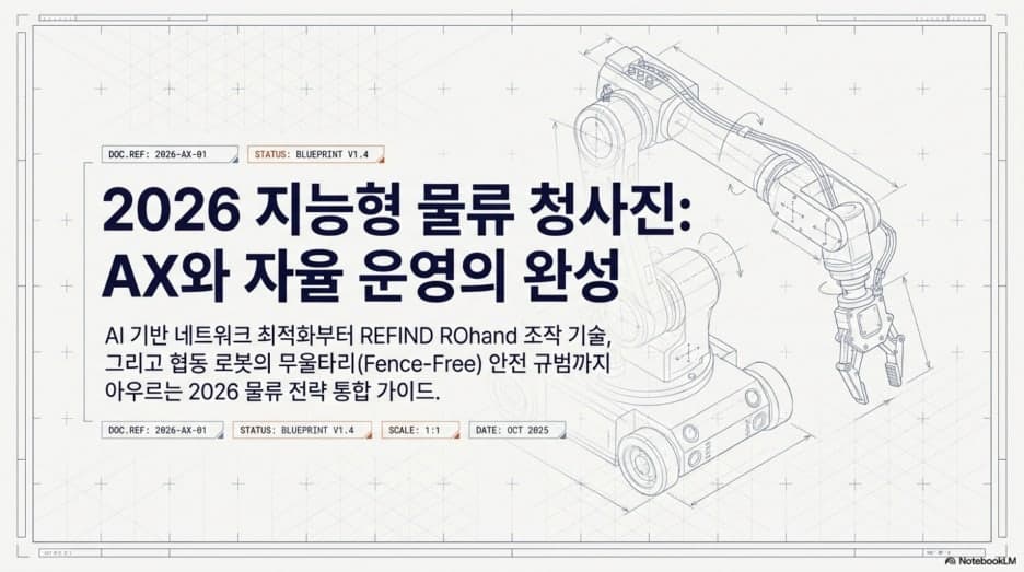 2026 물류 로봇 산업의 진화: 글로벌 트렌드와 리파인 ROhand 및 협동 로봇 안전 가이드