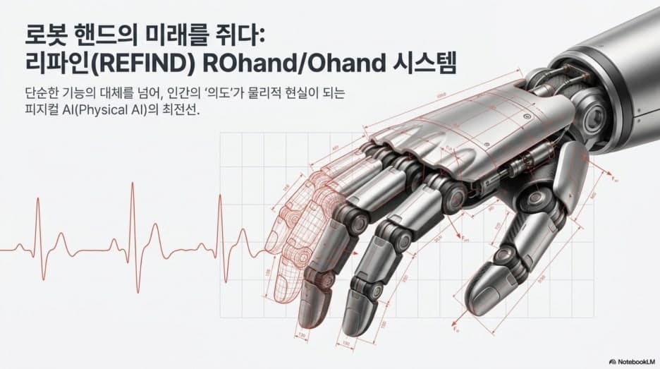 로봇 핸드의 미래를 쥐다: 그리퍼 기술 현황과 리파인ROhand/Ohand 가이드