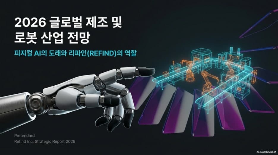산업용 로봇 제조 혁신과 리파인드가 그리는 피지컬 AI의 미래
