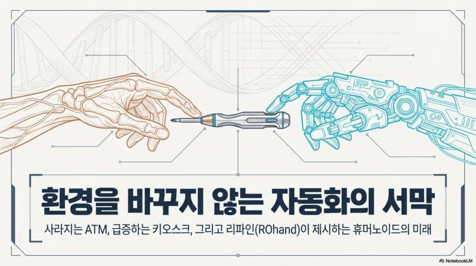 사라지는 ATM과 급증하는 키오스크: 리파인이 여는 휴머노이드 자동화기기의 미래