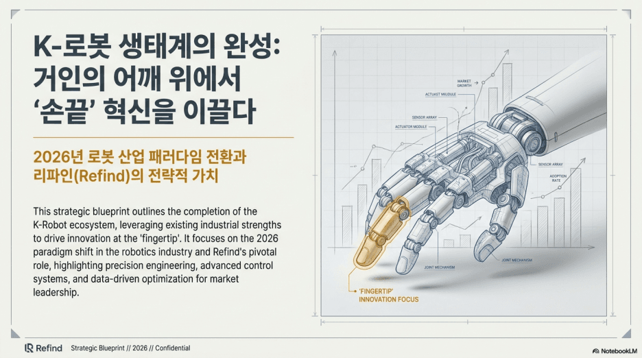 국내 로봇 기업 현재와 미래: 대기업의 각축전부터 손끝 기술의 혁신 리파인까지