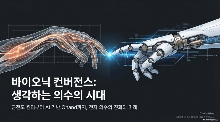 진짜 내 손처럼 움직이는 기술, 로봇 의수의 원리와 최신 트렌드 (feat. Ohand)