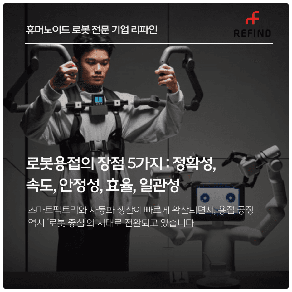로봇용접의 장점 5가지 : 정확성, 속도, 안정성, 효율, 일관성